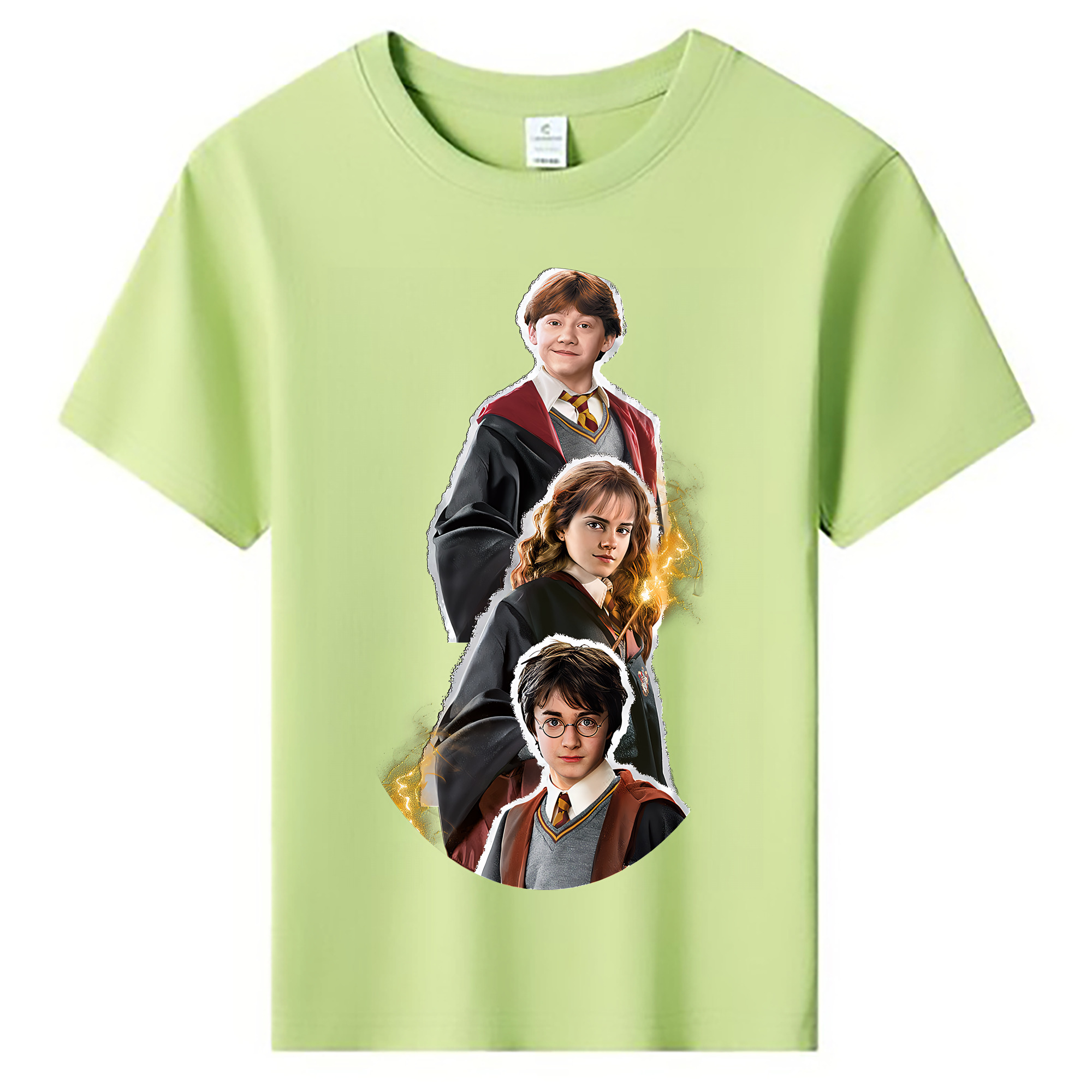 （画像用） Harry Potter ハリー・ポッターシリーズ 綿100％キッズTシャツ（フロントプリント）